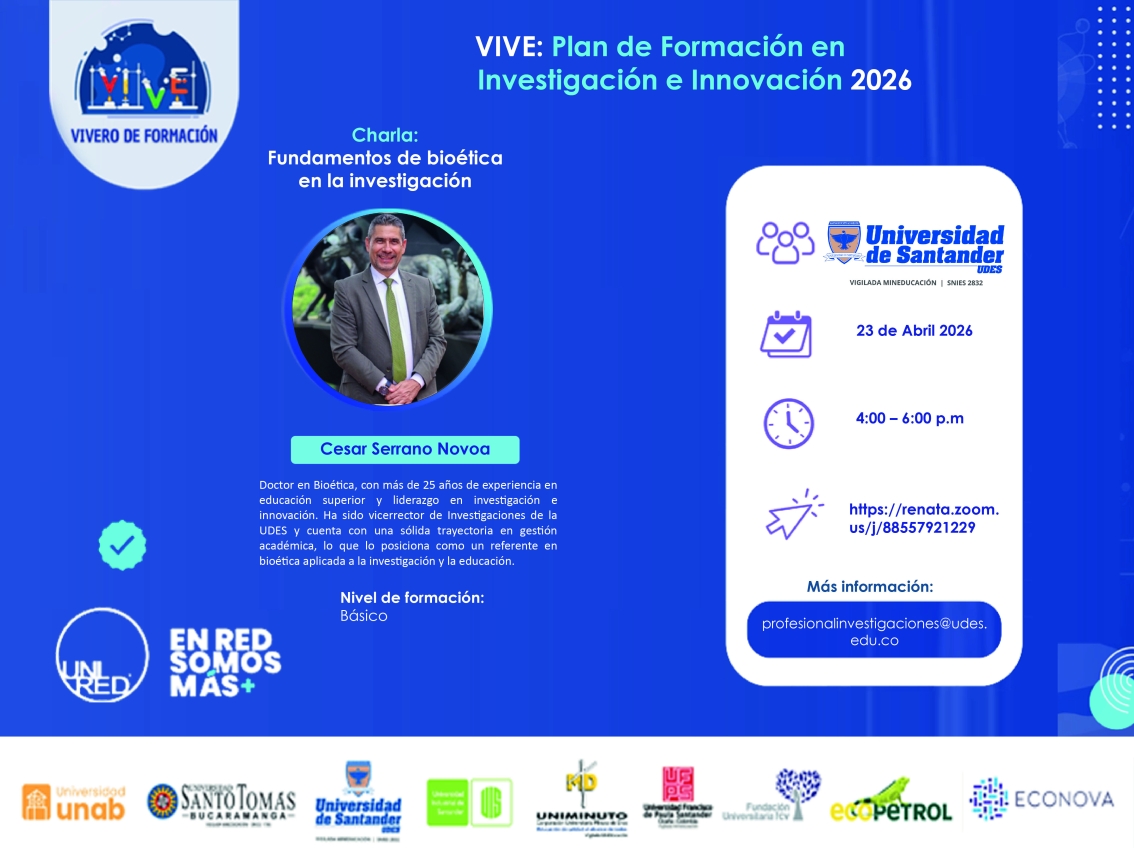 VIVE - Plan de Formación en Investigación e Innovación 2026