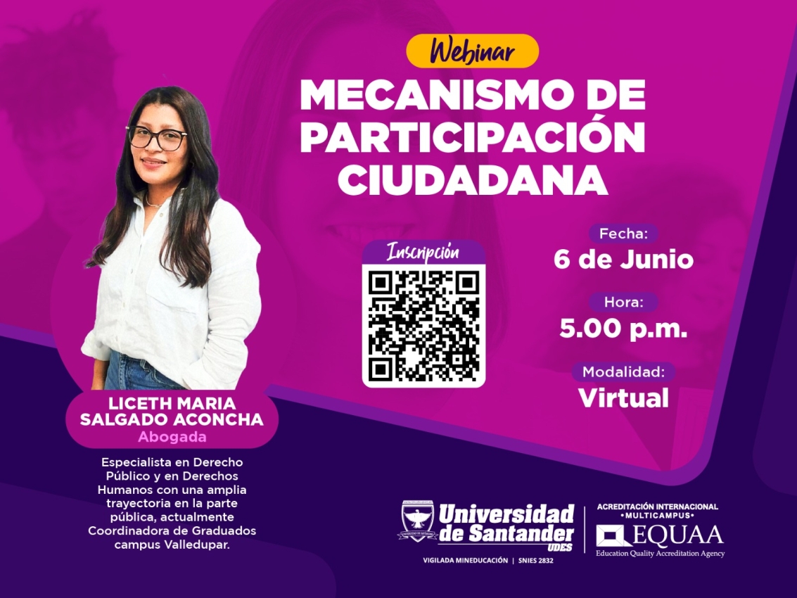 Webinar: Mecanismo de Participación Ciudadana