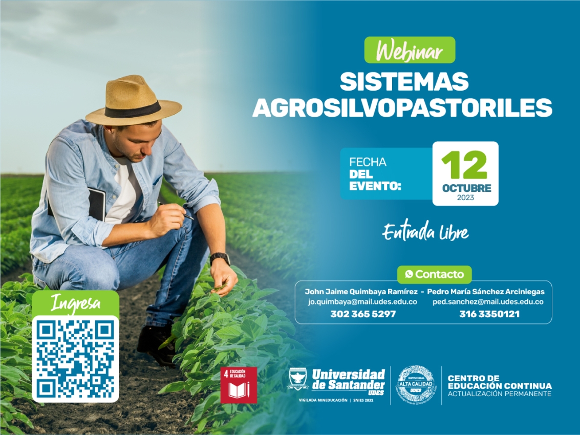 Webinar 'Sistemas Agrosilvopastoriles'
