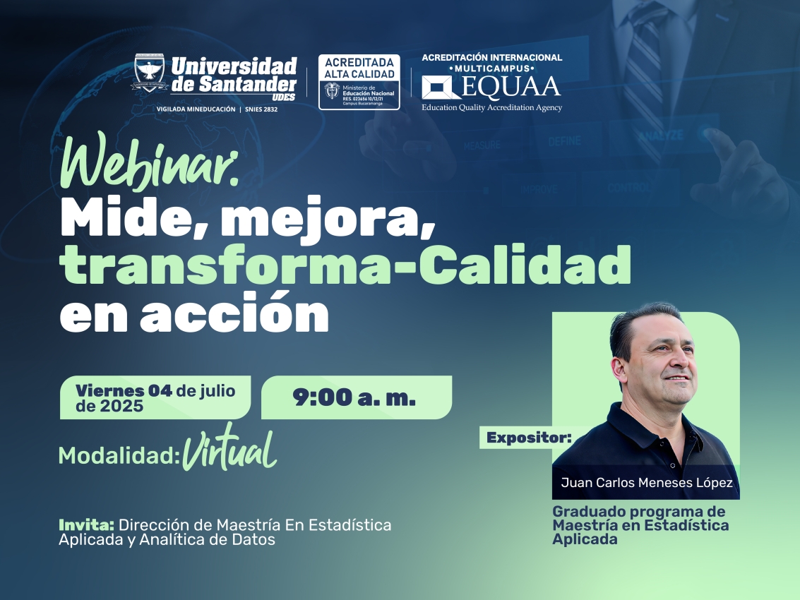 Webinar: Mide, mejora, transforma - Calidad en acción