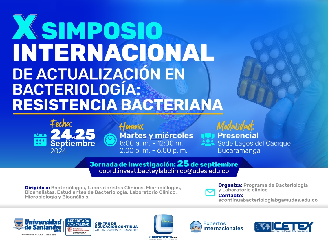 X Simposio Internacional de Actualización en Bacteriología