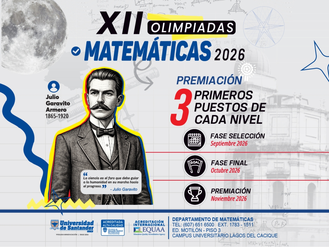 XII Olimpiadas de Matemáticas 2026