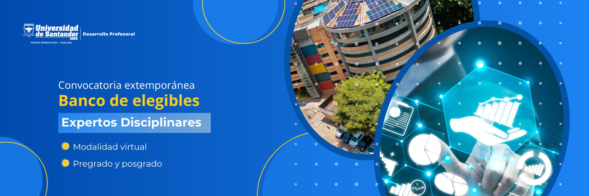 Convocatoria de expertos disciplinares para realizar diseño instruccional de cursos virtuales