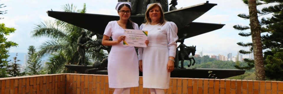 Instituto de Salud de Bucaramanga entregó reconocimiento a estudiante de Enfermería UDES