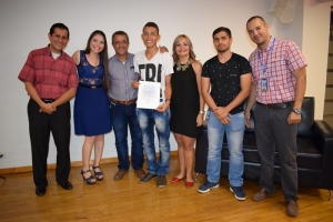 Reconocimiento a estudiantes del primer semestre del Programa de Ingeniería de Sistemas