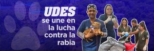 UDES se une a la lucha contra la rabia: estudiantes y profesores apoyan jornada de vacunación en Girón