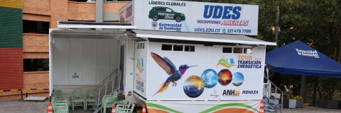 UDES recibió el Tour de la Transición Energética con experiencias inmersivas sobre el futuro energético de Colombia