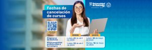 Periodo de cancelación de cursos