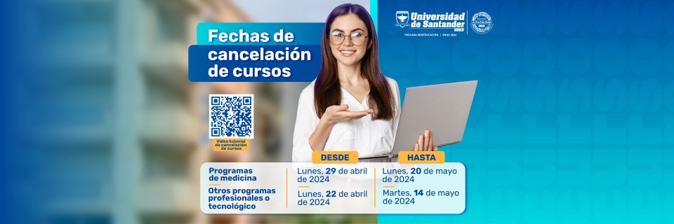 Periodo de cancelación de cursos