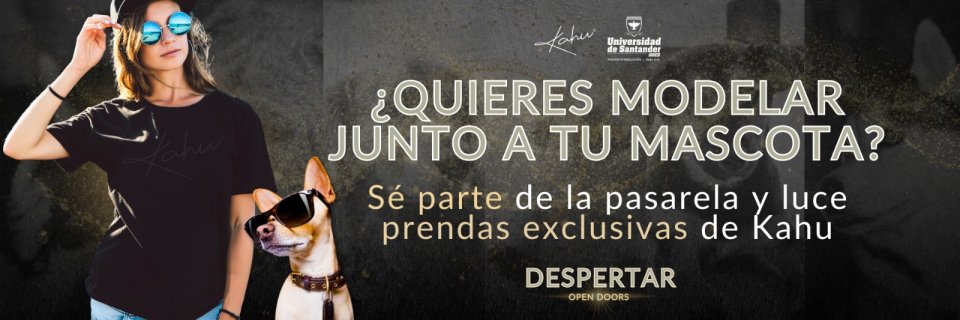 ¿Quieres modelar junto a tu mascota? Sé parte de la pasarela y luce prendas exclusivas de Kahu