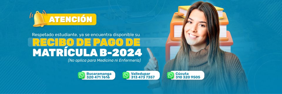 Recibos de matrícula disponibles para el segundo semestre 2024