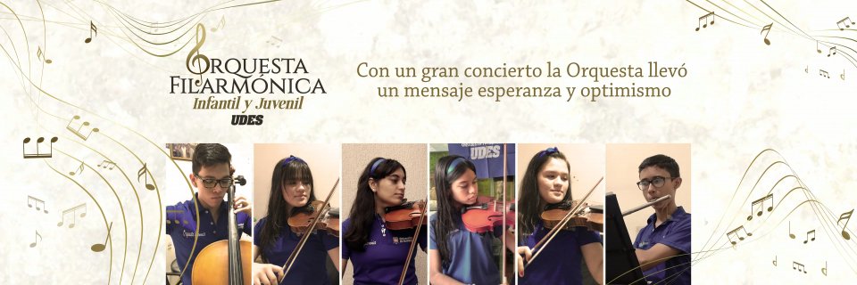 Con gran éxito se realizó el concierto virtual de la Orquesta Filarmónica UDES