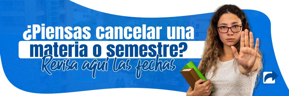 cancelación de materias 