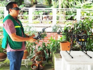Con drones se traza línea base ambiental, en la microcuenca La Calavera de Floridablanca
