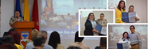 La UDES Cúcuta celebró el Día del Profesor con un emotivo homenaje lleno de reconocimientos