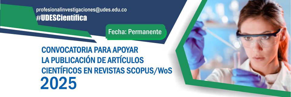 Convocatoria para apoyar la publicación de artículos científicos en revistas SCOPUS/WOS 2025