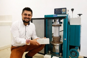 Construcción sostenible: aprovechamiento de vidrio reciclado como agregado para la fabricación de adoquines