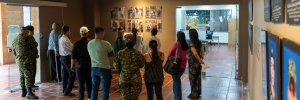 Exposición “Espacios de memoria” en la UDES honra a militares víctimas de minas antipersonal