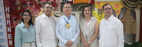 La UDES condecoró al presidente de la Corte Suprema de Justicia