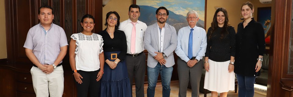 Reunión del Rector General y la Vicerrectora de Extensión con el Alcalde San Vicente de Chucurí