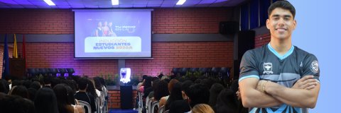 Ángel Barajas, inicia sus estudios profesionales en la UDES Cúcuta en el programa de Comercio Exterior