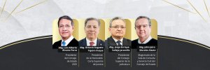 Presidentes de las altas cortes se reúnen en la UDES para hablar de constitucionalidad