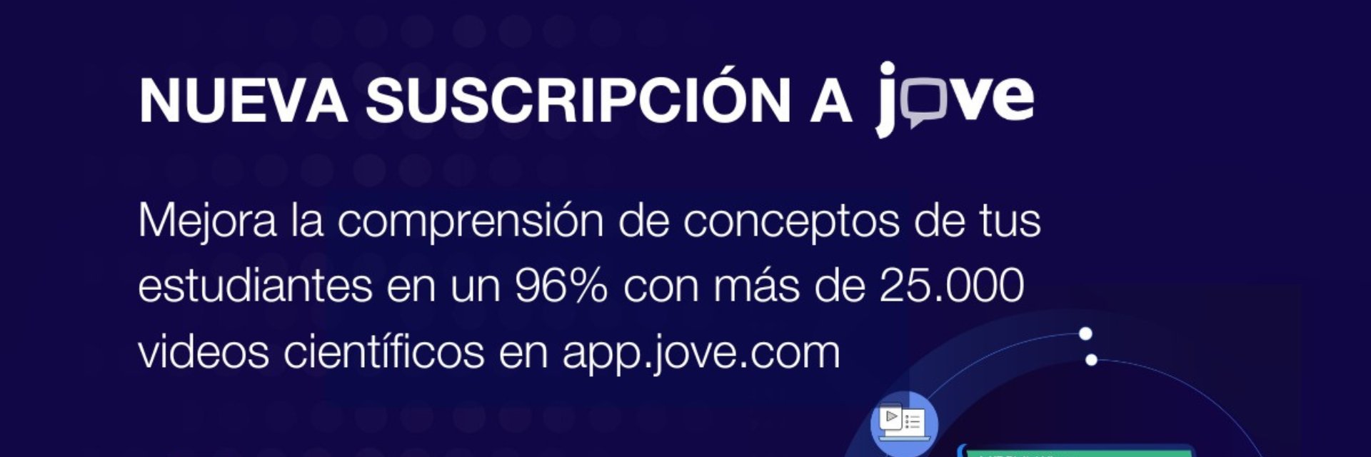 La Biblioteca UDES cuenta con nuevo recurso ‘Jove’ con más de 25.000 vídeos científicos disponibles para toda la comunidad