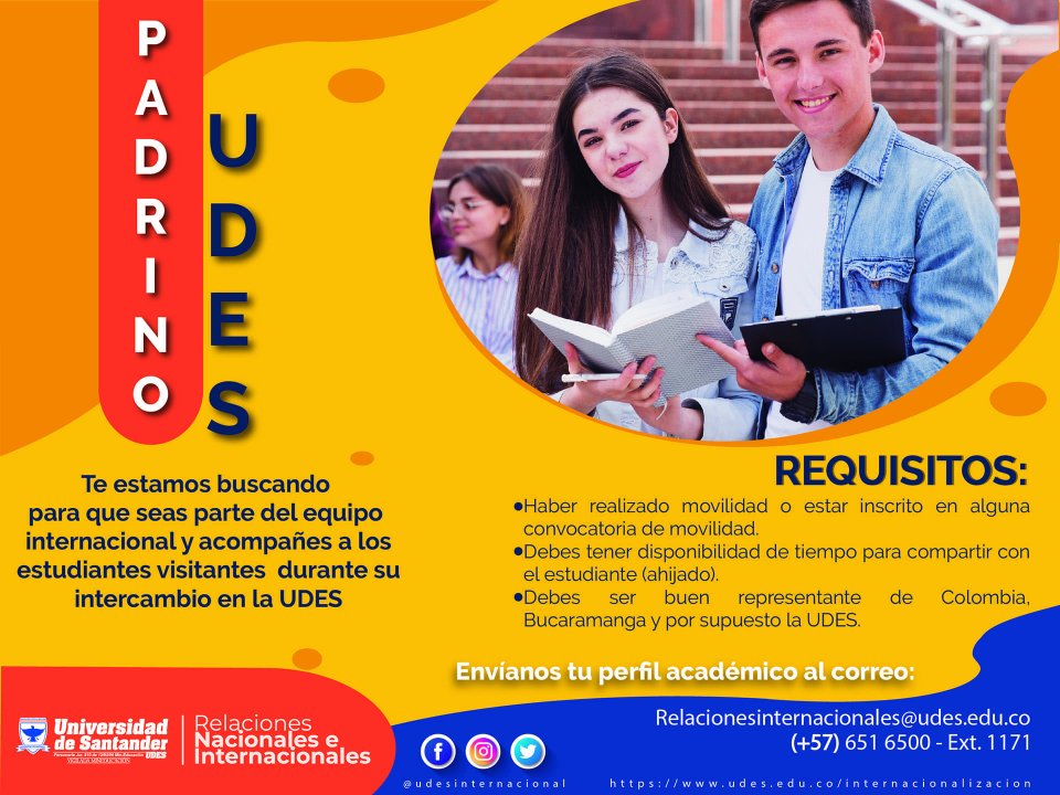 Convocatoria Padrino UDES