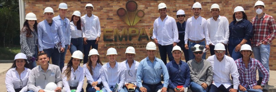 Estudiantes de Ingeniería Civil UDES realizaron salida de campo a PTAR y la Planta de Producción García Vega