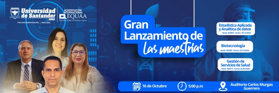 La UDES Valledupar lanza tres nuevas maestrías y responde a desafíos de la ciencia y la gestión moderna