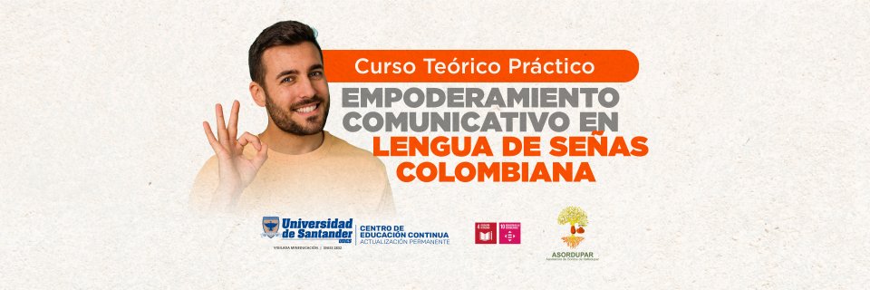 La UDES Valledupar realizará curso teórico práctico de lenguaje de señas