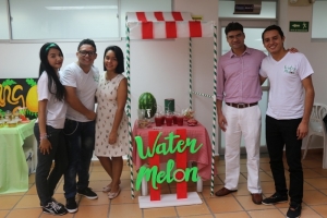 Estudiantes de diseño gráfico pintaron y materializaron sus ideas
