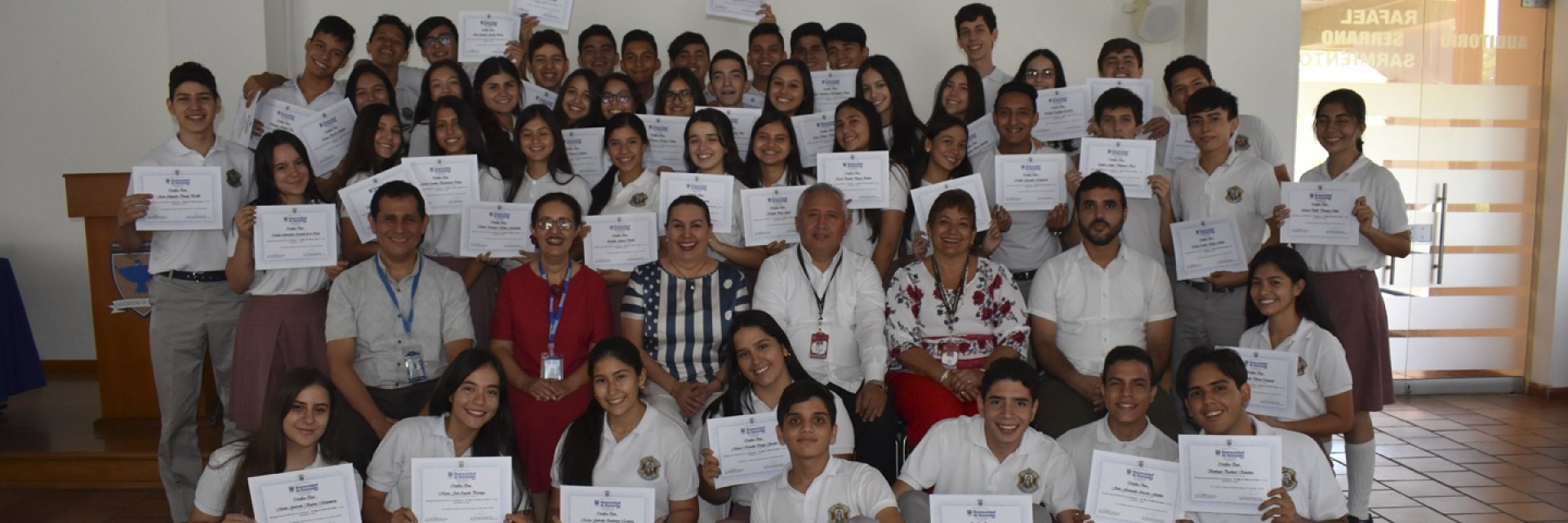 UDES capacitó a estudiantes del Santo Ángel