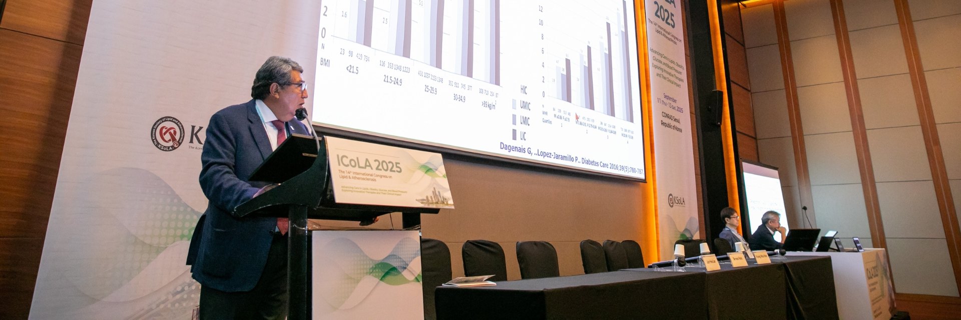 El rector de la UDES presentó hallazgos sobre diabetes y riesgo cardiovascular en Corea del Sur