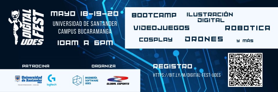 ‘DigitalFest UDES’: Bucaramanga se alista para el festival de cosplay, robótica y videojuegos