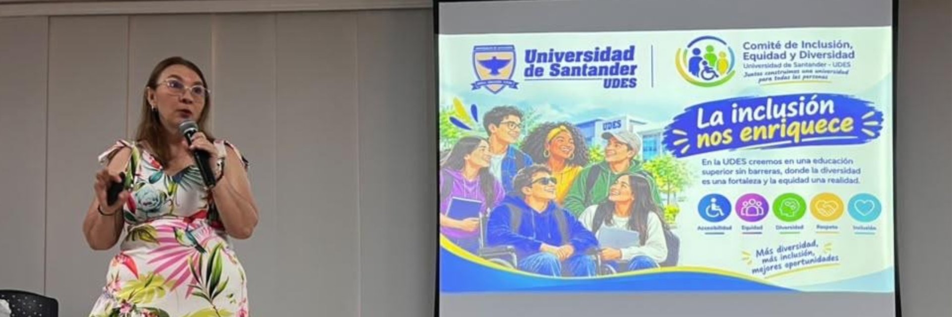 Estudiantes de primer semestre UDES participaron en jornada de sensibilización sobre inclusión, equidad y diversidad