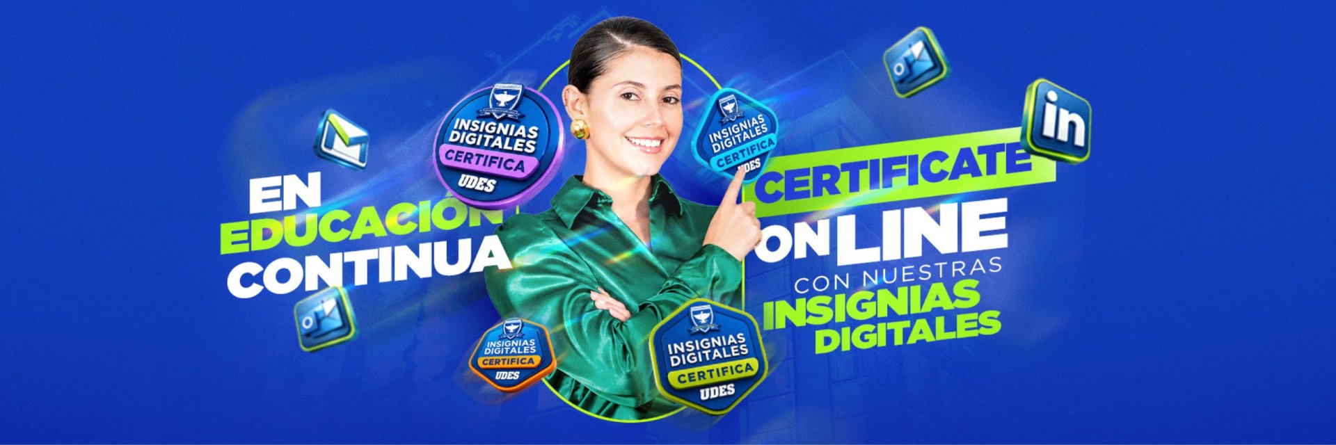 Lo que aprendas en la UDES ahora podrá certificarse con insignias digitales: conoce el proceso