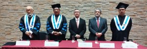 UDES otorgó título de doctor Honoris Causa a Rodrigo Fierro Benítez, uno de los científicos más destacados de Latinoamérica