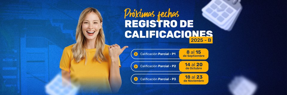 Estas son las fechas establecidas para el registro de calificaciones 2025 B