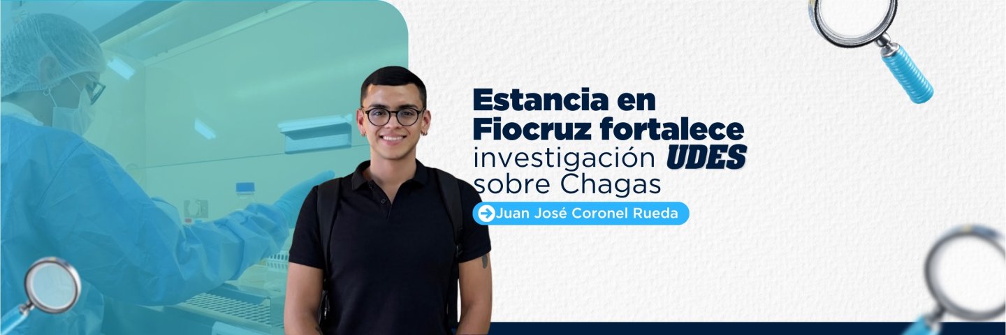 Investigador y profesor UDES fortalece investigación sobre la enfermedad de Chagas durante estancia científica en Brasil
