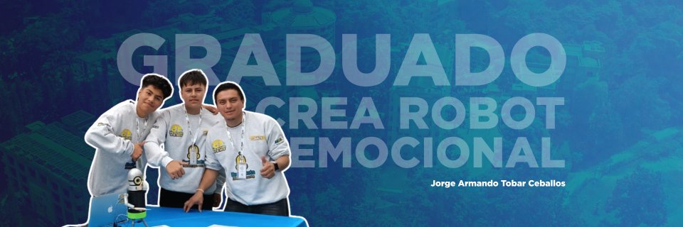 Graduado UDES creó un robot que enseña lenguaje y matemáticas a niños de primaria