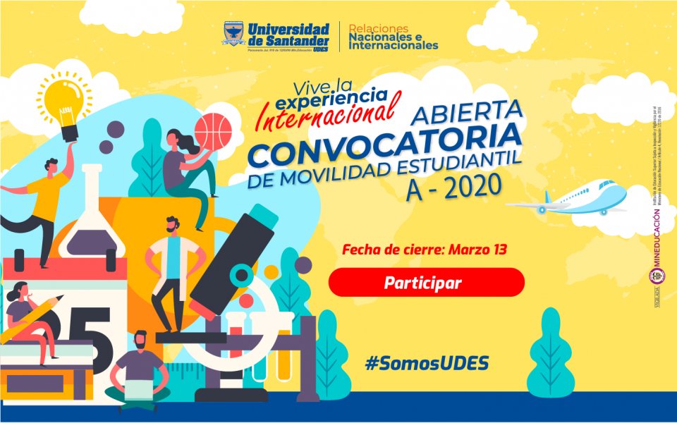 Convocatoria de Movilidad Estudiantil 2020 A