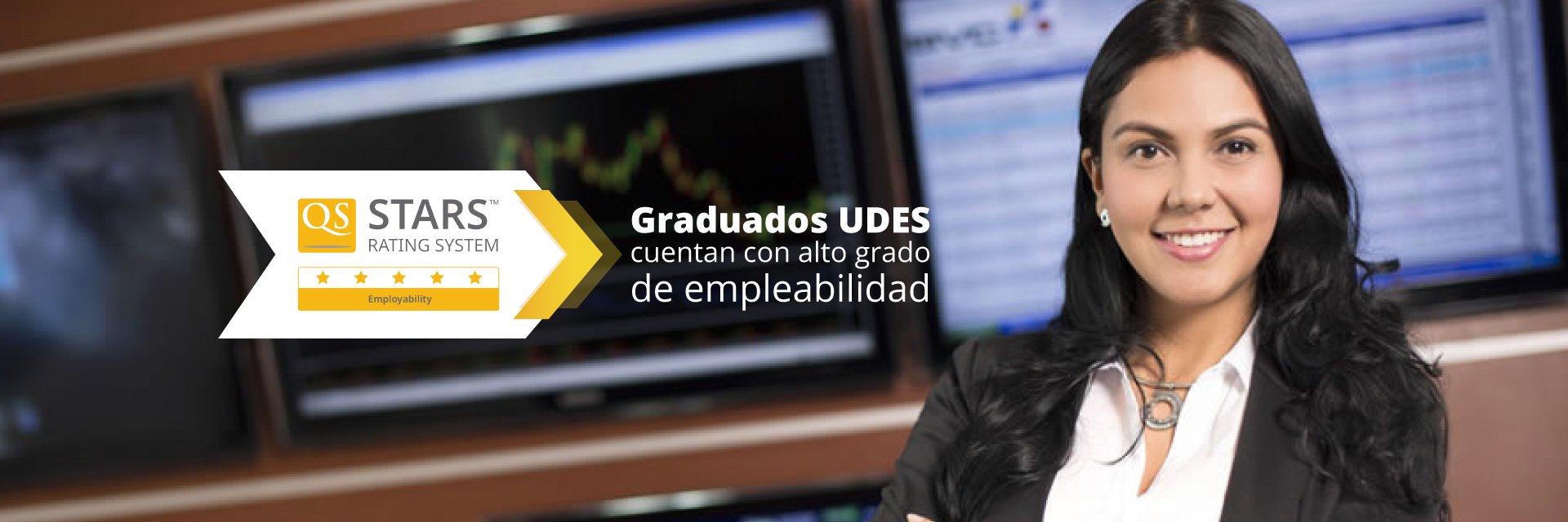 UDES obtiene 5 estrellas en empleabilidad de sus graduados en QS Stars