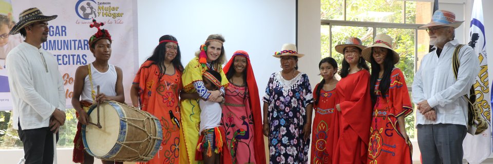 La princesa Esmeralda de Bélgica conoció el trabajo social de la Fundación Mujer y Hogar con poblaciones vulnerables de Bucaramanga y La Guajira