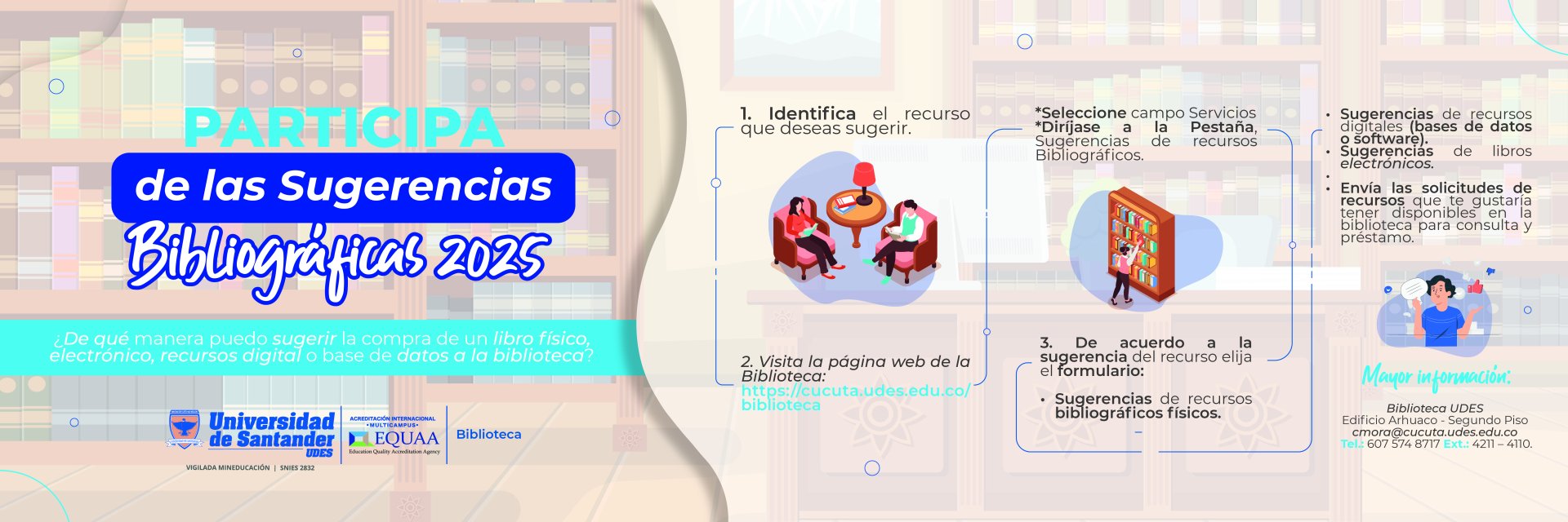Únete a la campaña de sugerencias Bibliográficas 2025