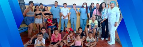 La UDES Cúcuta realizó actividad social con usuarios de la Fundación Hoasis
