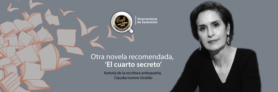 Cuarta sesión del Café con Arte virtual en cuarentena. Presentación de la novela 'El cuarto secreto'