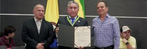 Walter Pardavé Livia, profesor de Ingeniería Ambiental UDES fue condecorado con la Orden ‘Luis Carlos Sarmiento’ de la Asamblea de Santander