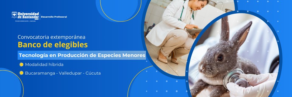 Convocatoria Banco de Elegibles para la Tecnología en Producción de Especies Menores