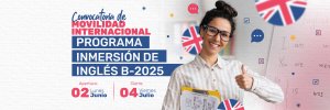 Convocatoria de Movilidad Internacional programa de inmersión de inglés B-2025